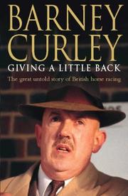 Cover of: Barney Curley: giving a little back