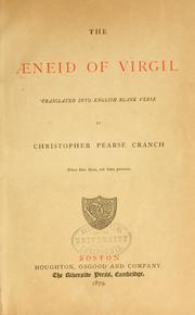 Cover of: The Æneid of Virgil by Publius Vergilius Maro