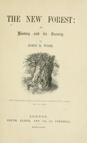 Cover of: The New Forest by John Richard de Capel Wise