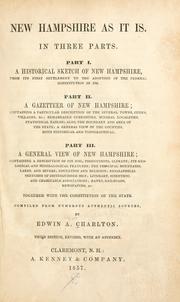 New Hampshire as it is by Edwin A. Charlton