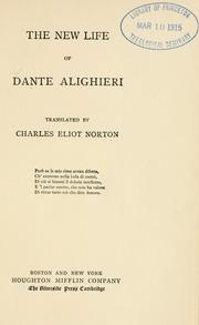 Cover of: The new life by Dante Alighieri