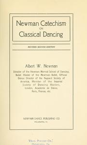 Cover of: Newman catechism on classical dancing