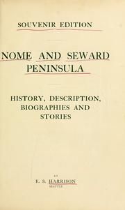 Cover of: Nome and Seward Peninsula | Edward Sanford Harrison