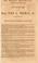 Cover of: No negro suffrage -- District of Columbia bill