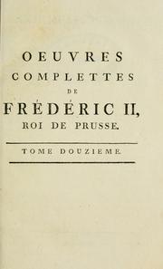 Cover of: Oeuvres complètes.