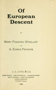 Of European descent
