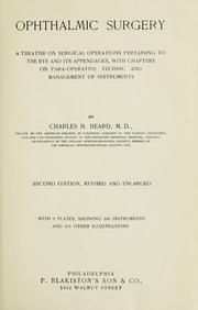 Ophthalmic surgery by Charles Heady Beard