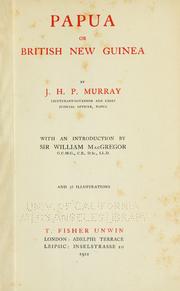 Cover of: Papua by Murray, Hubert Sir