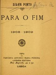 Cover of: Para o fim: 1908-1909