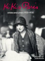 Cover of: Kiki's Paris: Artist and Lovers 1900-1930