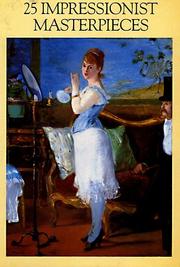 Cover of: 25 Impressionist Masterpieces