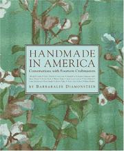 Cover of: Handmade in America: Conversations With Fourteen Craftmasters