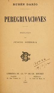 Cover of: Peregrinaciones.