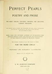 Cover of: Perfect pearls of poetry and prose by Otis H. Tiffany