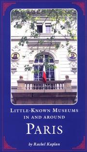 Cover of: Little-known museums in and around Paris