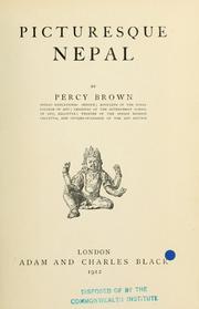 Cover of: Picturesque Nepal by Percy Brown