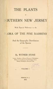 Cover of: plants of Southern New Jersey: with especial reference to the flora of the Pine Barrens and the geographic distribution of the species.