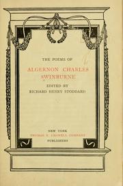 Cover of: The Poems of Algernon Charles Swinburne by Algernon Charles Swinburne
