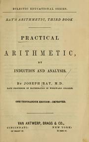 Cover of: Practical arithmetic: by induction and analysis
