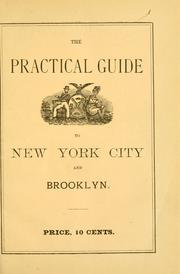 Cover of: practical guide to New York city and Brooklyn ...