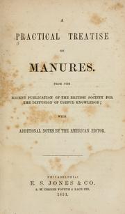 A practical treatise on manures