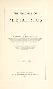 Cover of: The practice of pediatrics