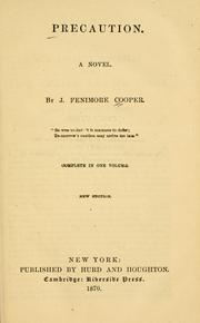 Cover of: Precaution by James Fenimore Cooper