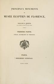 Cover of: Principaux monuments du Musée égyptien de Florence by William B. Berend