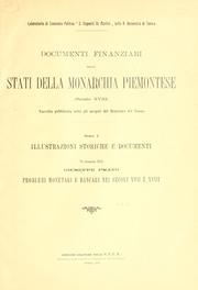 Cover of: Problemi monetari e bancari nei secoli 17 e 18.