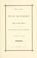 Cover of: Proceedings of the Senate and Assembly of the state of New York, in relation to the death of ex-Senator Roscoe Conkling, held at the Capitol, May 9, 1888.