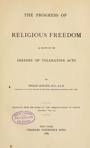 Cover of: Religious Liberty and Religious Freedom