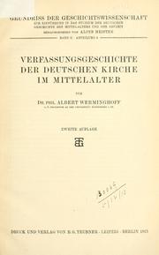 Cover of: Grundriss der Geschichtswissenschaft zur Einführung in das Studium der Deutschen Geschichte des Mittelalters und der Neuzeit. by Meister, Aloys