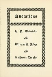 Cover of: Quotations