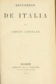 Cover of: Recuerdos de Italia