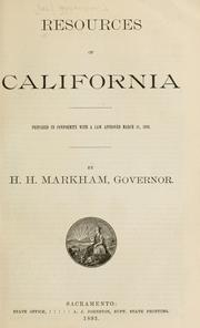 Resources of California