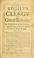 Cover of: The Rights of the clergy of Great Britain