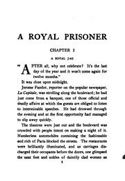 Cover of: A royal prisoner by Pierre Souvestre, Marcel Allain, Pierre Souvestre