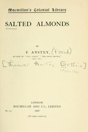 Cover of: Salted almonds