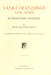 Cover of: Sankt Franziskus von Assisi in Kunst und Legende. by Beda Kleinschmidt