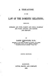 Cover of: A treatise on the law of the domestic relations by Schouler, James