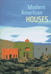 Cover of: Modern American houses: four decades of award-winning design in Architectural record