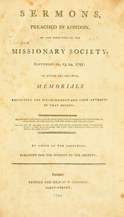 Cover of: Sermons.