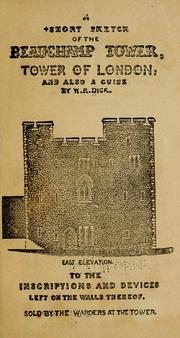A short sketch of the Beauchamp tower by William Robertson Dick