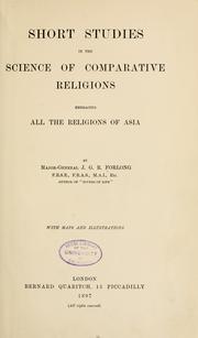 Cover of: Short studies in the science of comparative religions: embracing all the religions of Asia