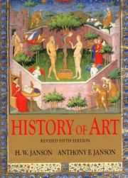 Cover of: History of art by H. W. Janson