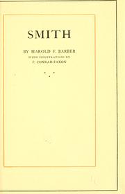 Cover of: Smith... | Harold F. Barber