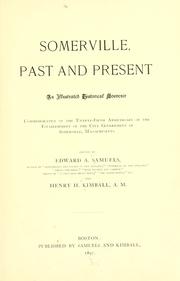Cover of: Somerville, past and present