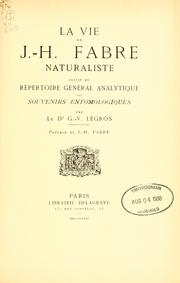 Cover of: Souvenirs entomologiques by Jean-Henri Fabre