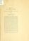 Cover of: Speech of Hon. Charles E. Hughes at the Lincoln dinner of the Republican club at the Waldorf-Astoria, New York, February 12, 1908 ...