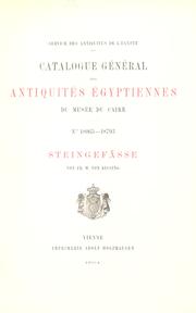 Cover of: Steingefässe